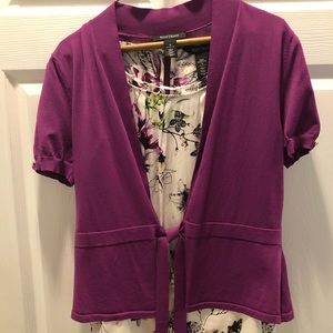 Tie Front Knit NOW WITH TOP THAT GOES UNDERNEATH